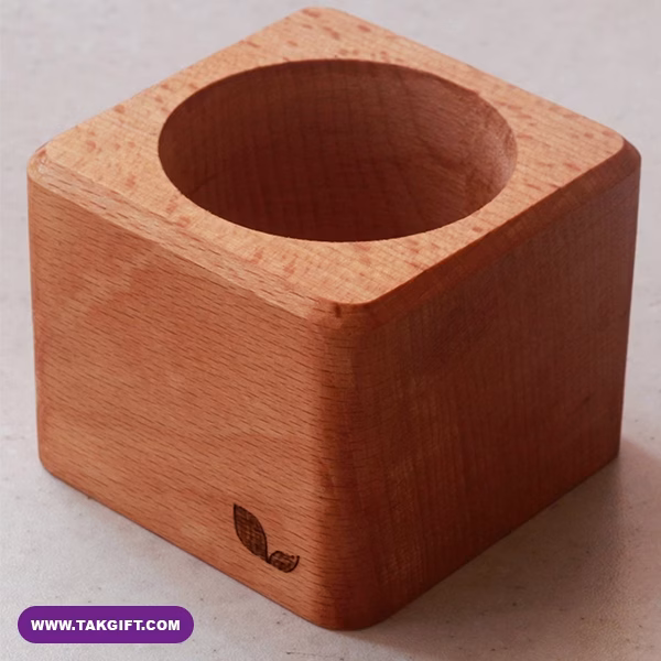 گلدان چوبی تبلیغاتی