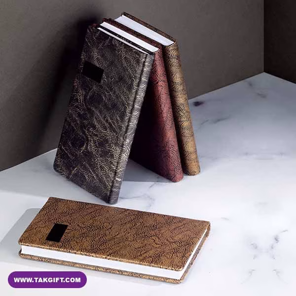 Corporate calendar book (33) سر رسید تبلیغاتی گلدن