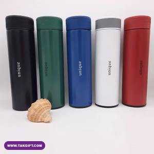 فلاسک تبلیغاتی درجه دار درب سلیکونی