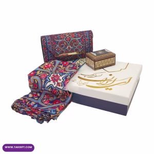 ست کیف و روسری و جعبه جواهر تبلیغاتی خاتم (مهربانو مدل تارا)