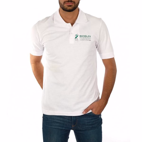 سفید تیشرت تبلیغاتی سفید - Image 1