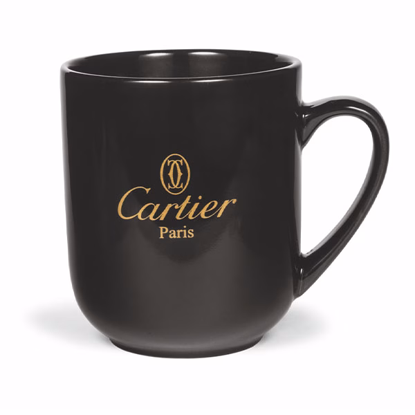 ماگ سرامیکی Full black cartier ماگ سرامیکی تبلیغاتی Full black 6006 - Image 1