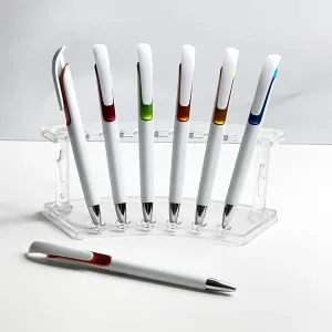 خودکار پلاستیکی یاس زیر گیره رنگی