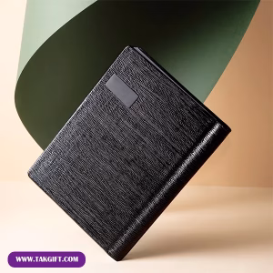 سررسید وزیری چرم تبلیغاتی سپیدار