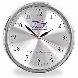 نمای روبه رو از ساعت 110 نقره ای