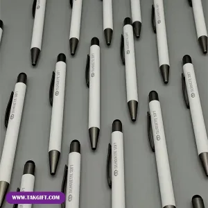 نمونه چاپ 2 خودکار فلزی پاستیلی کد 108