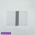 نمای از صفحات داخل دفترچه یادداشت سمیناری