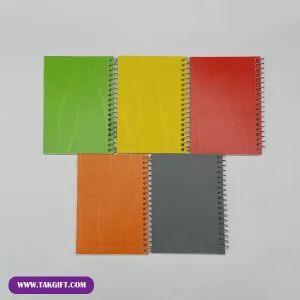دفترچه یادداشت تبلیغاتی سایز متوسط در 5 رنگ