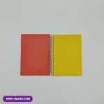 پشت و رو دفترچه یادداشت تبلیغاتی کد 110