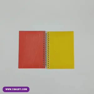 پشت و رو دفترچه یادداشت تبلیغاتی کد 110
