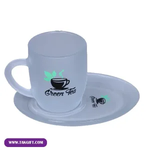 لیوان و نعلبکی یخی تبلیغاتی کد 600