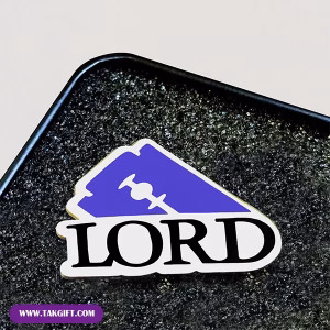 نمونه بج سینه پلی استری طرح LORD