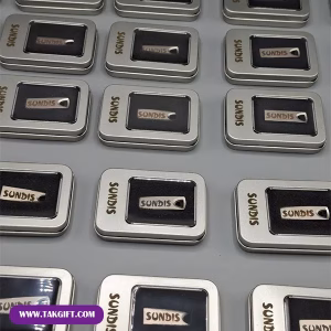 نمونه چاپ فلش مموری D71 با جعبه