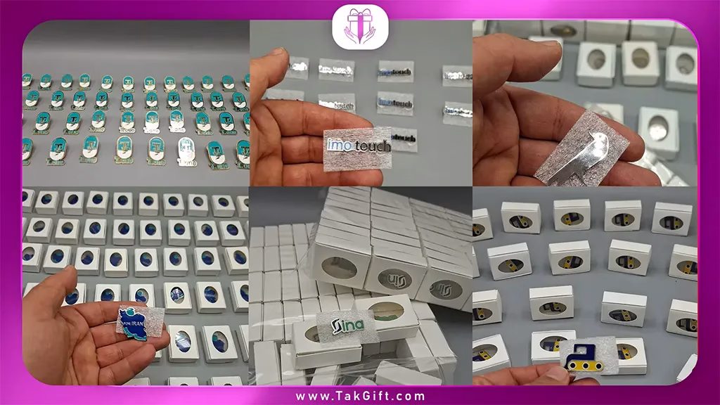 هدیه نمایشگاهی بج سینه اختصاصی شرکت شما
